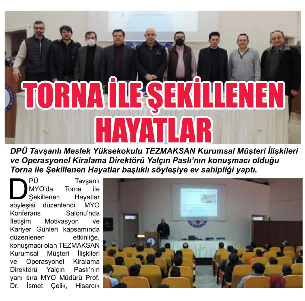 Torna İle Şekillenen Hayatlar