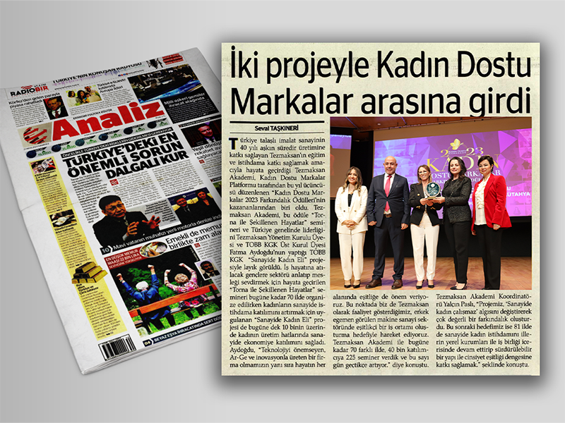 İKİ PROJEYLE KADIN DOSTU MARKALAR ARASINA GİRDİ