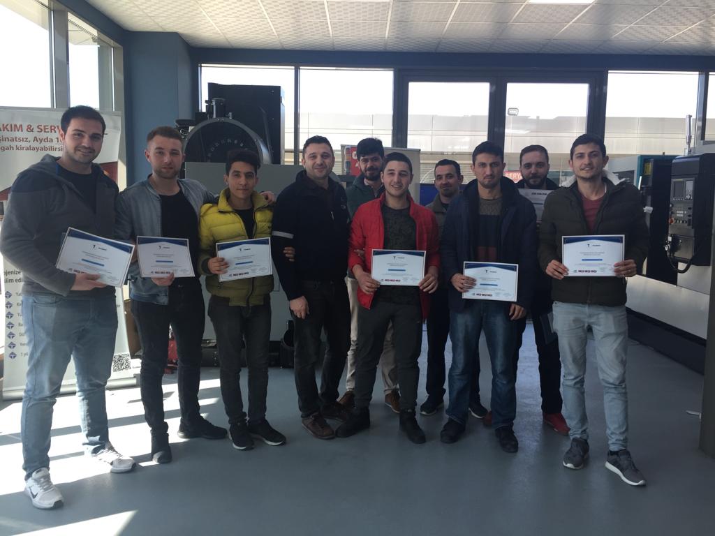 18-22 Mart 2019 tarihlerinde düzenlenen CNC Torna Operatör Eğitimi tamamlandı.