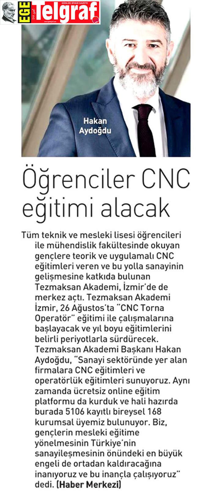 Öğrenciler CNC Eğitimi Alacak » İzmir CNC Eğitimleri